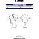 ISACCO KIMONO NERO 65% POLYESTER  35% COTTON