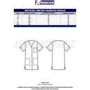 ISACCO CASACCA DACCA BLU 65% POLYESTER  35% COTTON