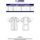 ISACCO CASACCA VICTORIA BIANCO 100 % COTTON