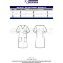 ISACCO CAMICE MICHELLE R.BORDEAUX 100% COTTON PIQUET