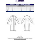 ISACCO CAMICE CATALINA POLSI IN MAGLIA BIANCO 65% POLYESTER  35% COTTON