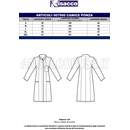 ISACCO CAMICE PONZA BIANCO 100 % COTTON