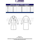 ISACCO CAMICE DONNA AMBURGO M/M BIANCO 100 % COTTON