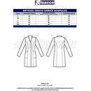 ISACCO CAMICE ACAPULCO BOHEME BIANCO 100% POLYESTER BOHÉME