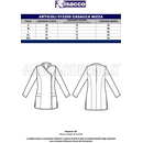 ISACCO CASACCA NIZZA BIANCO 65% POLYESTER  35% COTTON