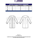 ISACCO CASACCA BENIDORM M/M AZZURRO 65% POLYESTER  35% COTTON