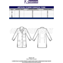 ISACCO CASACCA YORK BLU+R.BLU 65% POLYESTER  35% COTTON