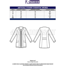 ISACCO CASACCA ARUBA NERO+FUCSIA 65% POLYESTER  35% COTTON