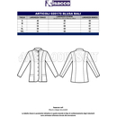 ISACCO BLUSA BALI BOHEME BIANCO 100% POLYESTER BOHÉME