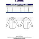 ISACCO CAMICIA DONNA BIANCO 65% POLYESTER  35% COTTON