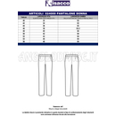 ISACCO PANTALONE DONNA NERO 100 % POLYESTER