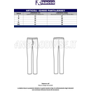 ISACCO PANTAJERSEY BIANCO 97% COTTON  3% SPANDEX