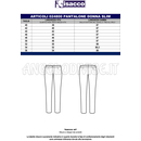 ISACCO PANTALONE DONNA SLIM NERO 100 % POLYESTER
