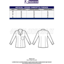ISACCO CAMICETTA FIRENZE M/M  PIQUET BIANCO 65% POLYESTER  35% COTTON