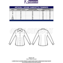 ISACCO CAMICETTA TENERIFE STRETCH M/M BIANCO 97% COTTON  3% SPANDEX