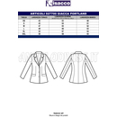 ISACCO GIACCA PORTLAND BLU STRETCH LANA FODERATA 54% POLYESTER 44% WOOL (LANA) 2% SPANDEX