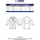 ISACCO CASACCA GINEVRA POLSO IN MAGLIA BIANCO 100 % COTTON