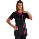 ISACCO CASACCA BRASILIA NERO+FUCSIA 65% POLYESTER  35% COTTON