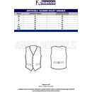 ISACCO GILET UNISEX SILVER 100 % POLYESTER