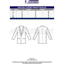 ISACCO GIACCA SCIALLE MONOPETTO BIANCO 100 % POLYESTER