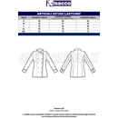 ISACCO GIACCA LADY EXTRA LIGHT MEZZA MANICA NERO+MELA 65% POLYESTER  35% COTTON