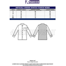 ISACCO GIACCA KOEN BIANCO M/M 65% POLYESTER  35% COTTON