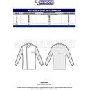 ISACCO GIACCA FRANKLIN JERSEY BIANCO 65% POLYESTER  35% COTTON