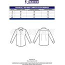 ISACCO CAMICIA UOMO CARTAGENA SLIM NERO 65% POLYESTER  35% COTTON