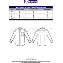 ISACCO CAMICIA UNISEX DUBLINO M/M BORDEAUX 65% POLYESTER  35% COTTON