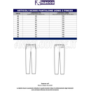 ISACCO PANTALONE UOMO NERO 100 % POLYESTER