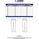 ISACCO PANTALONE UOMO S/PINCES FODER. FRESCO LANA NERO 100% WOOL (LANA)