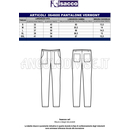 ISACCO PANTALONE UOMO VERMONT SUPER STRETCH NERO 97% COTTON  3% SPANDEX