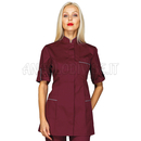 ISACCO CASACCA ANTIGUA M/M BORDEAUX + CODINO GRIGIO 65% POLYESTER  35% COTTON