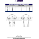 ISACCO CASACCA BABILONIA BIANCO 65% POLYESTER  35% COTTON