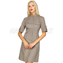ISACCO CAMICE VENEZIA M/M TORTORA + CODINO FANGO 65% POLYESTER  35% COTTON