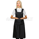ISACCO GREMBIULE NAGANO NERO 65% POLYESTER  35% COTTON