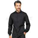 ISACCO CASACCA CORFU' POLSI IN MAGLIA NERO 65% POLYESTER  35% COTTON