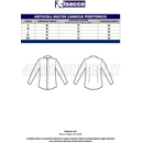 ISACCO CAMICIA PORTORICO UNISEX M/M BIANCO 97% COTTON  3% SPANDEX