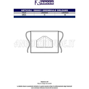 ISACCO GREMBIULE ORLEANS BORDEAUX 100 % POLYESTER
