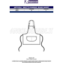 ISACCO GREMBIULE KANSAS SHORT JEANS 100 % COTTON