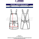 ISACCO GREMBIULE MEXICO SHORT NERO 100 % POLYESTER