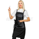 ISACCO GREMBIULE BRISTOL NERO + ECOPELLE NERO 100 % POLYESTER