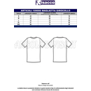 ISACCO MAGLIETTA BIANCA 100 % COTTON