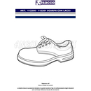 ISACCO SCARPA CON LACCI BIANCO