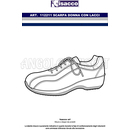 ISACCO SCARPA DONNA CON LACCI NERO