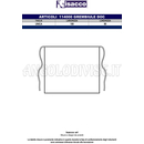 ISACCO GREMBIULE DOC CM 100X90 BIANCO 100 % COTTON
