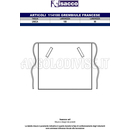 ISACCO GREMBIULE FRANCESE CM100X90 BIANCO 100 % COTTON