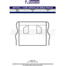 ISACCO GREMBIULE VERSAILLES SENZA SPACCO MORO 100 % POLYESTER
