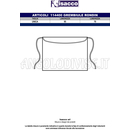 ISACCO RONDIN CM 95X70 NERO+BIANCO 65% POLYESTER  35% COTTON