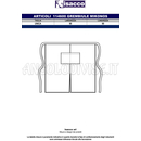 ISACCO GREMBIULE MIKONOS JEANS 100 % COTTON
